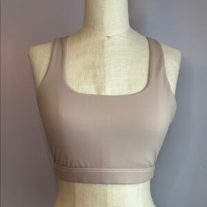 TSL Collection Beige Racer back Sports Bra